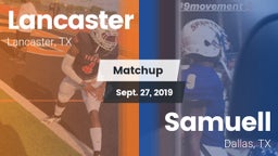 Matchup: Lancaster High vs. Samuell  2019