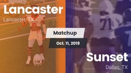 Matchup: Lancaster High vs. Sunset  2019