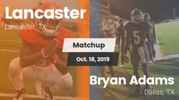 Matchup: Lancaster High vs. Bryan Adams  2019