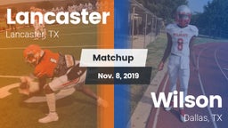 Matchup: Lancaster High vs. Wilson  2019