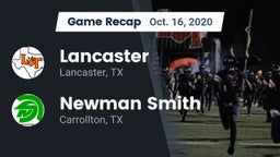Recap: Lancaster  vs. Newman Smith  2020