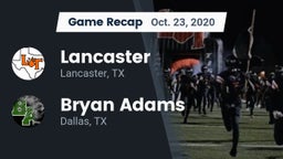 Recap: Lancaster  vs. Bryan Adams  2020