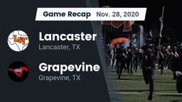 Recap: Lancaster  vs. Grapevine  2020