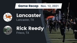 Recap: Lancaster  vs. Rick Reedy  2021