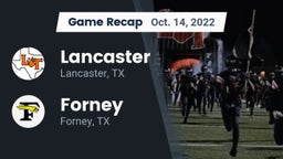 Recap: Lancaster  vs. Forney  2022