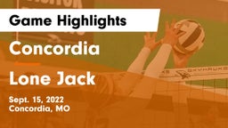 Concordia  vs Lone Jack  Game Highlights - Sept. 15, 2022