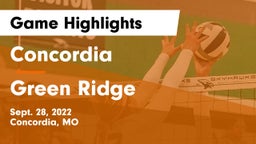 Concordia  vs Green Ridge  Game Highlights - Sept. 28, 2022