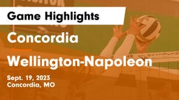 Concordia  vs Wellington-Napoleon  Game Highlights - Sept. 19, 2023