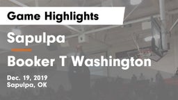 Sapulpa  vs Booker T Washington Game Highlights - Dec. 19, 2019