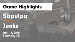 Sapulpa  vs Jenks  Game Highlights - Jan. 14, 2020