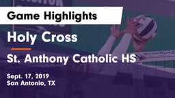 Holy Cross  vs St. Anthony Catholic HS Game Highlights - Sept. 17, 2019