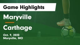 Maryville  vs Carthage  Game Highlights - Oct. 9, 2020