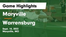Maryville  vs Warrensburg  Game Highlights - Sept. 14, 2022
