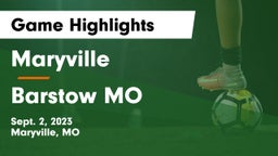 Maryville  vs Barstow MO Game Highlights - Sept. 2, 2023