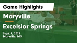 Maryville  vs Excelsior Springs  Game Highlights - Sept. 7, 2023