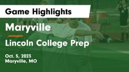 Maryville  vs Lincoln College Prep  Game Highlights - Oct. 5, 2023