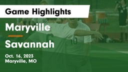 Maryville  vs Savannah  Game Highlights - Oct. 16, 2023