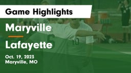 Maryville  vs Lafayette  Game Highlights - Oct. 19, 2023