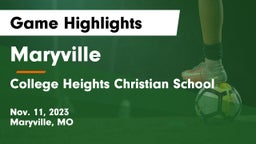 Maryville  vs College Heights Christian School Game Highlights - Nov. 11, 2023
