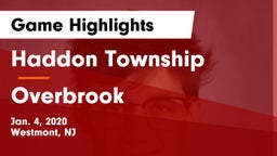Haddon Township  vs Overbrook  Game Highlights - Jan. 4, 2020