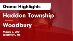 Haddon Township  vs Woodbury  Game Highlights - March 5, 2021