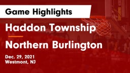 Haddon Township  vs Northern Burlington  Game Highlights - Dec. 29, 2021