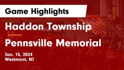 Haddon Township  vs Pennsville Memorial  Game Highlights - Jan. 15, 2024