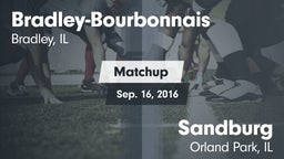 Matchup: Bradley-Bourbonnais vs. Sandburg  2016