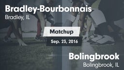 Matchup: Bradley-Bourbonnais vs. Bolingbrook  2016