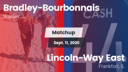 Matchup: Bradley-Bourbonnais vs. Lincoln-Way East  2020