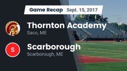 Recap: Thornton Academy vs. Scarborough  2017
