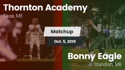 Matchup: Thornton Academy vs. Bonny Eagle  2019