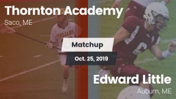 Matchup: Thornton Academy vs. Edward Little  2019