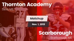 Matchup: Thornton Academy vs. Scarborough  2019
