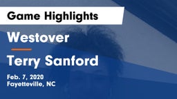 Westover  vs Terry Sanford  Game Highlights - Feb. 7, 2020