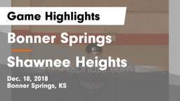 Bonner Springs  vs Shawnee Heights  Game Highlights - Dec. 18, 2018