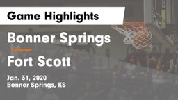 Bonner Springs  vs Fort Scott  Game Highlights - Jan. 31, 2020