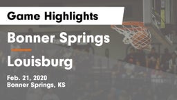 Bonner Springs  vs Louisburg  Game Highlights - Feb. 21, 2020