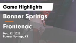 Bonner Springs  vs Frontenac  Game Highlights - Dec. 12, 2023