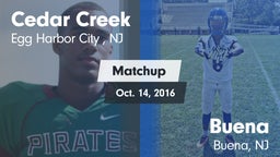 Matchup: Cedar Creek High vs. Buena  2016