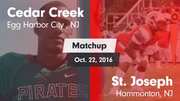 Matchup: Cedar Creek High vs. St. Joseph  2016