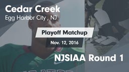 Matchup: Cedar Creek High vs. NJSIAA Round 1 2016