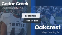 Matchup: Cedar Creek High vs. Oakcrest  2018