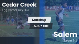 Matchup: Cedar Creek High vs. Salem  2019