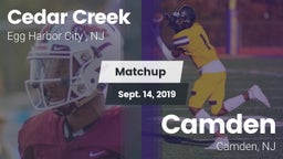 Matchup: Cedar Creek High vs. Camden  2019