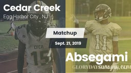 Matchup: Cedar Creek High vs. Absegami  2019