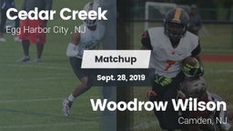 Matchup: Cedar Creek High vs. Woodrow Wilson  2019