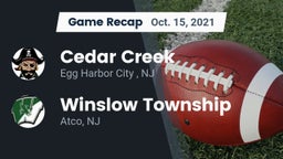 Recap: Cedar Creek  vs. Winslow Township  2021