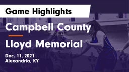 Campbell County  vs Lloyd Memorial  Game Highlights - Dec. 11, 2021