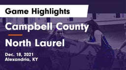 Campbell County  vs North Laurel  Game Highlights - Dec. 18, 2021